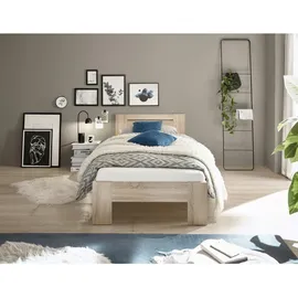 Die Möbelfundgrube Futonbett 90 x 200 cm Eiche