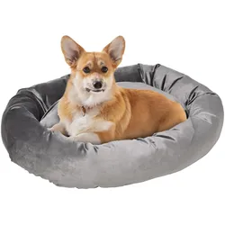 PawHut Haustierbett Samtartiges Polyester, PP Baumwolle