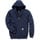 CARHARTT Zip Hooded Sweatshirt mit durchgehendem Reißverschluss, Marineblau neu, M