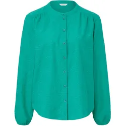 Tchibo - Bluse mit Stickerei - Damen - Gr. 44 - blau
