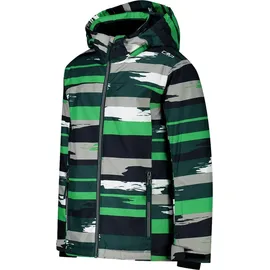 CMP Jungen Skijacke KID Jacket Snaps Hood deep mint-alpine-grey 164