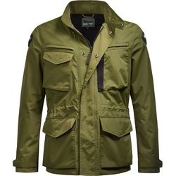 Blauer Ethan Motorrad Textiljacke, grün, Größe 3XL für Männer