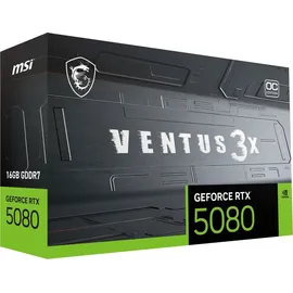 MSI GeForce RTX 5080 16G 3X OC Plus V531-001R