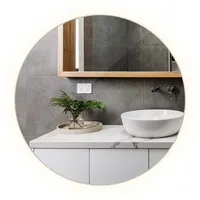 Tulup - led Spiegel - Runder Badezimmerspiegel ohne Rahmen