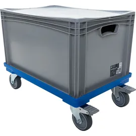 Surplus Systems Rollwagen für Eurobox 60 x 40 cm mit Feststellbremse