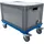 Surplus Systems Rollwagen für Eurobox 60 x 40 cm mit Feststellbremse
