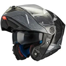MT Helmets Atom 2 Sv Highlands Grau/Schwarz M
