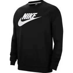 NIKE Herren Sweatshirt, BLACK/WHITE, XXL