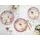 CreaTable Adelaide Tafelservice 8-tlg. rot/nostalgischer Vintage Dekor
