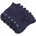 Sneakersocken 3 Paar Blau 35-38