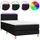 vidaXL Boxspringbett 100 x 200 cm Schwarz