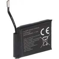 AccuCell Akku nur passend für Apple Watch 5 44mm, A2181, A2157, Li-Polymer, 3,81V, 296mAh, 1,1Wh, built-in, ohne Werkzeug