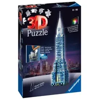 Ravensburger Puzzle - 3D-Puzzle - Chrysler Building bei Nacht.Night Edition 3-D 216 Teile