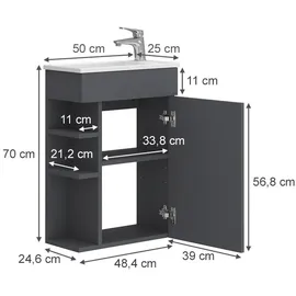 Vicco Amadeo 2-tlg. Anthrazit