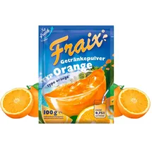 TSI Consumer Goods GmbH FRAIX Getränkepulver Orange, 25er Pack (25 x 100g) Vorteilspack