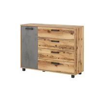 Möbel Boss Kommode Dover 125 x 96 x 38 cm Grau/Braun