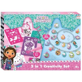 Totum Gabby's Puppenhaus Bastelset 2 in 1 pink/weiß