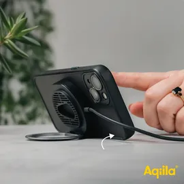 aqiila Powerbird QC1 Drahtloses Ladegeräht 15W, Schwarz