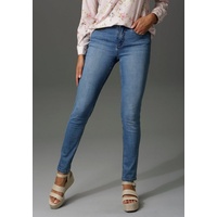 Aniston CASUAL Slim-fit-Jeans, Gr. N-Gr, blue, Jeans, 5-Pocket-Jeans Röhrenjeans