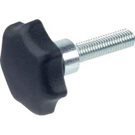 Ganter Normelemente Ganter Norm Sterngriff GN 6336.4 Sterngriffschraube Ku.d1 32mm d2 M 6mm l25mm