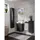 Fackelmann Waschbeckenunterschrank 52 x 60 x 24,3 cm Grau
