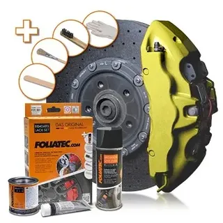 FoliaTec Bremssattellack Inhalt: 50ml, gold metallic pensel