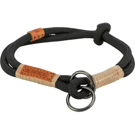 Trixie BE Nordic Zug-Stopp-Halsband Schwarz/Sand S