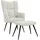 vidaXL Relaxsessel mit Hocker Samt 61 x 96 x 66 cm Cremeweiß