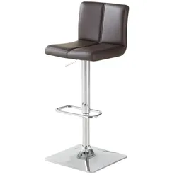 uno Barhocker höhenverstellbar Heino , braun , Maße (cm): B: 42 H: 90 T: 49.0