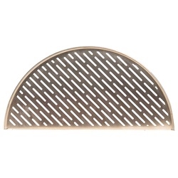 Big Joe® Half Moon SS Cooking Grate - Halbrunde lasergeschnittene Edelstahlauflage für Fisch und Gemüse für Big Joe