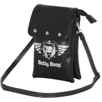 BETTY BOOP Motor Love-Handytasche, Schwarz, 12 x 20 cm