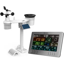 BRESSER Smarte Tuya Profi-Wetterstation mit 7-in-1-Sensor