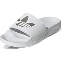 adidas Adilette Lite Badesandalen Cloud White / Cloud White / Matte Silver 39 1/3