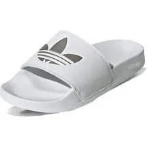 adidas Adilette Lite Badesandalen Cloud White / Cloud White / Matte Silver 39 1/3