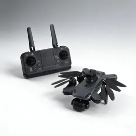 ideoon 4K Drohne mit Kamera Schwenkbar C0 Zertifiziert Faltbar GPS Rückkehr Hinderniserkennung Follow-Me