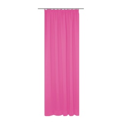 Vorhang WIRTH „Dim out“ Gardinen Gr. 385 cm, Kräuselband, 142 cm, pink Kräuselband nach Maß