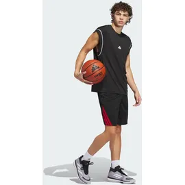 adidas 3-Streifen Shorts Black/Team Power Red 2 L