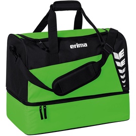 Erima Six Wings Sporttasche mit Bodenfach, Green/schwarz, M