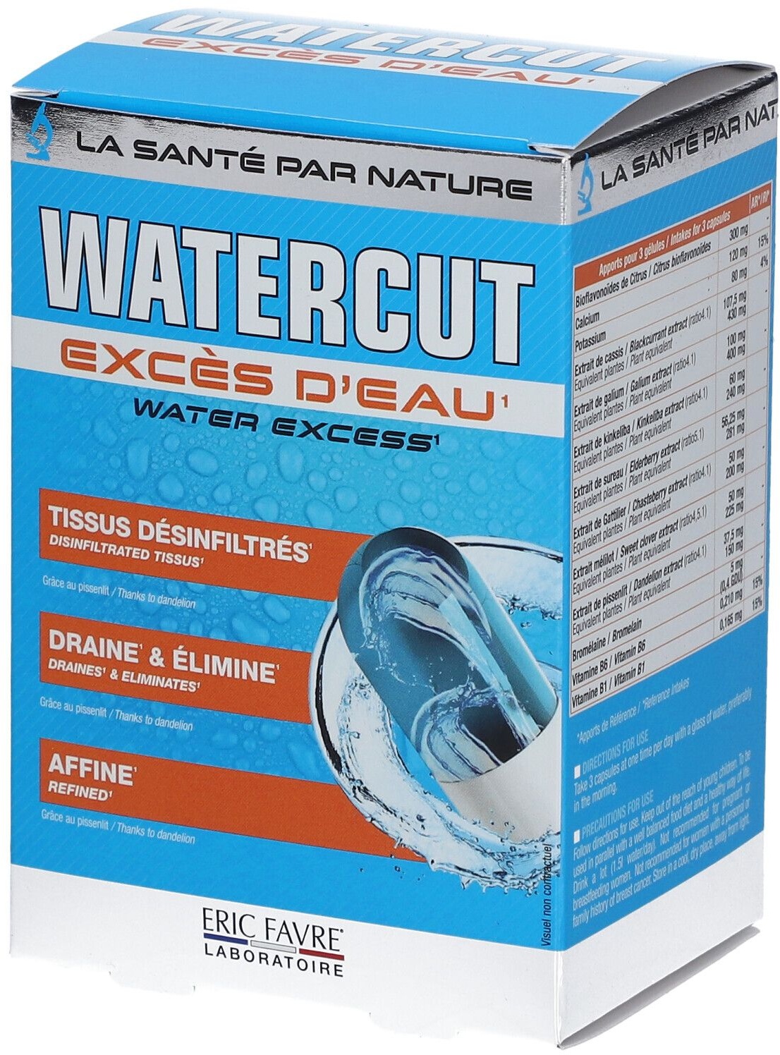 ERIC FAVRE Draineur Water Cut 90 pc(s) capsule(s)