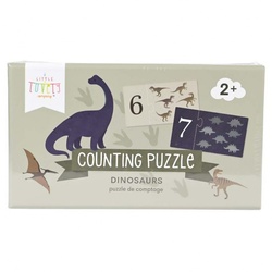 A Little Lovely Company Puzzle Lerne zählen 1-10 Dinosaurier