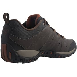 Columbia Woodburn II WP wasserdichte Wanderschuhe für Herren, Braun (Cordovan Cinnamon), 46