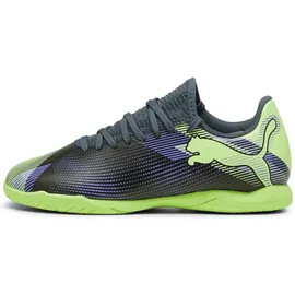 Puma Future 7 Play IT IN Kinder gray skies/electro purple/fizzy apple 30