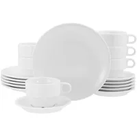 CreaTable Milano Kaffeeservice 18-tlg. weiß