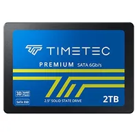 Timetec 2TB SSD 3D NAND QLC SATA III 6Gb/s 2,5 Zoll 7mm (0,28") Lesegeschwindigkeit bis zu 550 MB/s SLC Cache Performance Boost Internes Solid State Drive für PC Computer Desktop und Laptop (2TB)