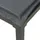 vidaXL Garten-Lounge-Set 3-tlg. schwarz/grau