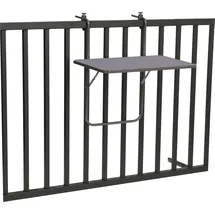 BEST Freizeitmöbel BEST Gartentisch Boy anthrazit rechteckig 60,0 x 40,0 x 5,0 cm