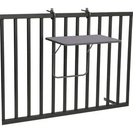 BEST Freizeitmöbel BEST Gartentisch Boy anthrazit rechteckig 60,0 x 40,0 x 5,0 cm