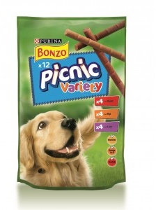Bonzo Picnic Variety hondensnacks (100 gr)  8 verpakkingen