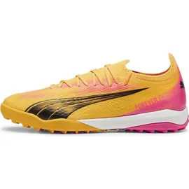 Puma Ultra Ultimate Cage Kunstrasenschuhe Herren Sun Stream/Black/Sunset Glow 43