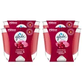 Glade Duftkerze Cherry & Peony 224 g, 4er Pack